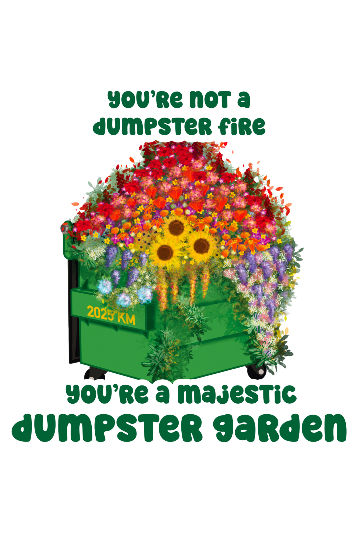 2.5" Dumpster Garden Sticker