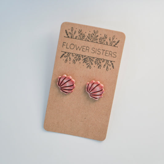 Seashell Studs